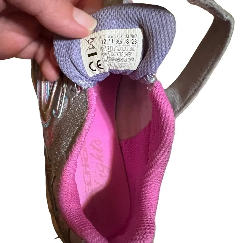 Sketchers | S Lights Twisty Brights Mystical Bliss Sneaker Kids- Size toddler 12